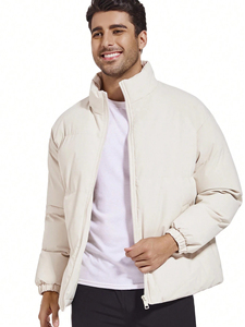 Chaqueta Vaquera Vintage de Alta Calidad para Hombre, Blanca, Transpirable, Ecológica, Resistente al Viento, con Cuello Alto, 100% Algodón - Product Image 3