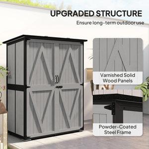 Grande Casetta da Giardino Moderna in PVC - Impermeabile ed Ecologica - Product Image 4