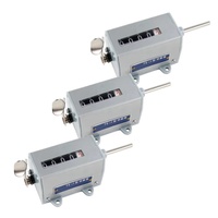 Compteur rotatif industriel 75-I alimenté en courant alternatif/continu, construction en métal et plastique
