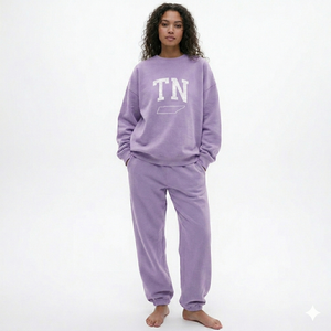 High Quality Women's Winter Sweat Suit <b>Set</b> Slim Fit Design With Custom Logo New Trendy Solid Pattern - Product Image 3