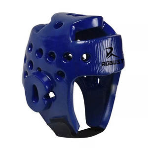 Protectores de Cabeza para Taekwondo, Material de Cuero Vacuno, Colores y Tallas Personalizables, Transpirables, Cómodos, Ecológicos, Cobertura Total de la Cabeza - Product Image 1