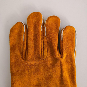 Guantes y Manoplas de Seguridad Industriales de Cuero Vacuno con Doble Palma, Cuero de Grano de Alta Calidad, Guantes para Soldadura TIG Personalizados - Product Image 5
