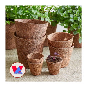 Pot de culture biodégradable en fibre de coco pour semis, plateau de germination en tourbe de coco naturelle pour serre et jardin, 4 pouces - Product Image 1