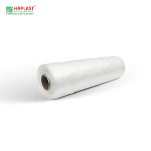 Precio de fábrica, bolsa de camiseta transparente impresa personalizada en rollo para alimentos, frutas, verduras, supermercado, compras, camiseta, bolsa con asa, comprador - Product Image 4