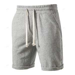 Pantalones cortos de gimnasio para hombre con cintura elástica para culturismo y fitness, pantalones cortos para senderismo al aire libre, tela ligera y transpirable - Product Image 6
