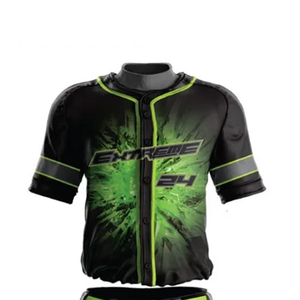 High Quality Custom Printed Breathable Moisture-Wicking Plus Size Short Sleeve <b>Baseball</b> Jersey Pants <b>Set</b> OEM Sportswear - Product Image 2