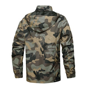 Manufacturers Wholesale Casual Hooded <b>Camo</b> Windbreaker <b>Jacket</b> Outdoor Use <b>Camo</b> Windbreaker <b>Jacket</b> - Product Image 2