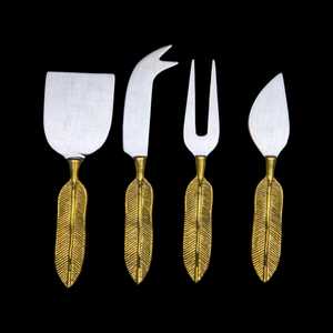 Juego de Cuchillos para Queso con Mango de Latón y Logotipo Personalizado, Juego de Cuchillos de Lujo con Juegos de Queso de Primera Calidad al Mejor Precio - Product Image 6