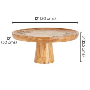 Support à gâteau en bois finition lisse Lavie Creations, présentoir à desserts écologique, lavage à la main uniquement, pour mariages, décoration intérieure, achat en gros, Inde - Product Image 4