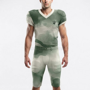 Uniforme de Fútbol Americano, Jersey y Pantalones a Juego con Impresión de Transferencia Térmica Premium, Poliéster Transpirable para Escuelas y Clubes - Product Image 3