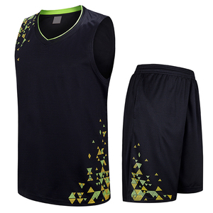 Ensemble de maillots de basket-ball personnalisés pour hommes, respirant, à séchage rapide, vêtements de sport, impression par sublimation avec logo personnalisé, marque privée, tout inclus - Product Image 1