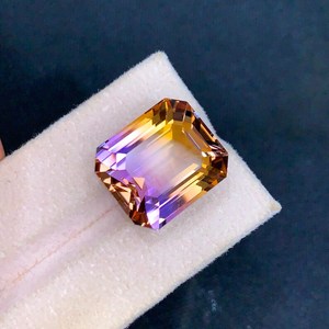 Piedra Preciosa Natural de Ametrina Suelta, Color Morado Amarillo Premium, para Joyería, Anillo, Colgante, Cristal Curativo, Piedra de Nacimiento - Product Image 3