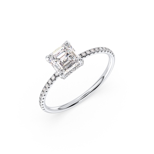 Bagues solitaires REYES personnalisées en argent sterling 925 avec moissanite certifiée GRA pour femmes, bijoux de luxe pour mariage ou anniversaire - Product Image 1