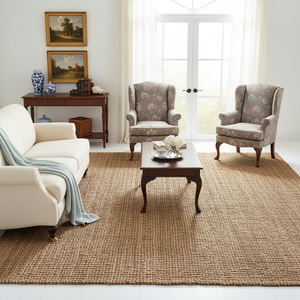 Alfombra Decorativa Rectangular de Jacinto de Agua, Lavable, Tejida Naturalmente, para Interiores de Hogares Modernos - Product Image 5