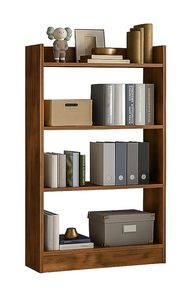 Modern Solid Wood Three-Layer Multifunction Storage <b>Shelf</b> Wooden Bookcase Display Rack Floor Standing for Living Room <b>Bedroom</b> - Product Image 4