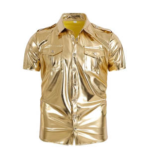 Classic <b>Leather</b> <b>Shirts</b> Men Premium Material Comfortable Fit Lightweight Design Perfect For Office And Daily Wear - Product Image 1