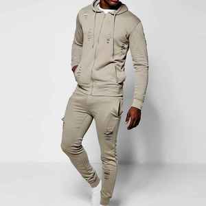 Servicio OEM: Chándales Desgastados para Hombre, Ropa de Invierno, Ropa Deportiva Personalizada al por Mayor, los Mejores Chándales Desgastados Suaves para Hombre - Product Image 6