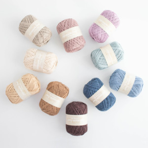 Fil combiné de lin de coton pastel Premium Linen (70g) DIY Fil de haute qualité pour couverture Sac de vêtements Crochet pour tricoteurs - Product Image 5