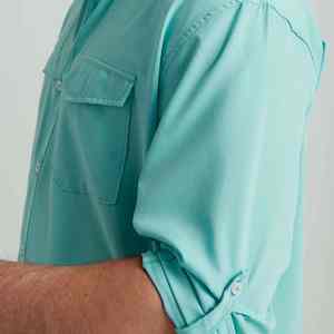 Camiseta de Pesca para Hombre 2026, Manga Larga, Impermeable, Cortavientos, Ligera, Protección Solar UPF 50 UV, Poliéster/Spandex, Secado Rápido - Product Image 3