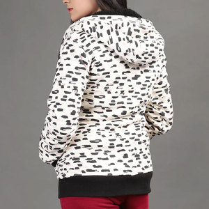 Hoodie French Terry Cotton Fashion Clothing OEM Supplier Women's Cozy Hoodie Brushed Fleece Oversized Casual Winter Hoodie - Product Image 5