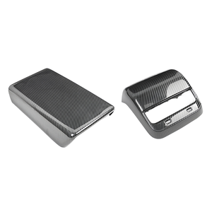 V सेडान आर्मरेस्ट + एसी वेंट कार्बन फाइबर किट-ओम शैली संरक्षण - Product Image 1