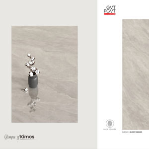 Azulejo de Porcelana de Alto Brillo, Formato Grande de 24x48 Pulgadas, Acabado Premium, Estilo Mármol para Paredes y Pisos - Product Image 1