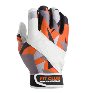 Guantes de Bateo de Cuero Cabretta Ligeros Unisex con Diseño de Logotipo Personalizado, Guantes Transpirables para Sóftbol y Béisbol - Product Image 5