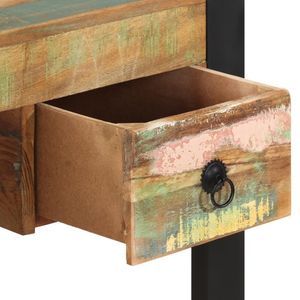 Accessori per mobili da scrivania in legno massello di recupero - Product Image 5