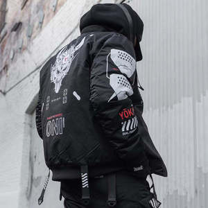 Chaqueta Táctica Techwear Personalizada para Hombre, Estilo Cyberpunk, Bomber, Streetwear, Hip Hop, Urbana, Cargo, Chaqueta de Vuelo, Cortavientos, Harajuku - Product Image 5