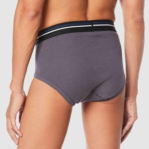 Ropa Interior Masculina Cómoda de Fibra de Bambú, Tanga Sexy con Encaje, Bolsa de Soporte, Transpirable, con Logotipo Clásico - Product Image 6