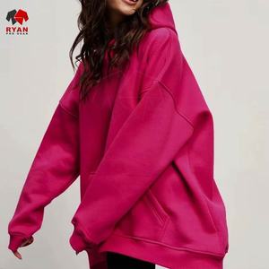 เสื้อฮู้ดดี้สำหรับผู้หญิง สีตามสั่ง ไซส์ใหญ่ ระบายอากาศได้ดี มีบริการ OEM และ ODM - Product Image 3