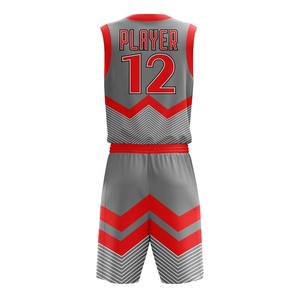Tenues d'entraînement unisexes à séchage rapide, vêtements de basketball personnalisés en gros avec impression par sublimation, ensembles de basketball respirants - Product Image 6