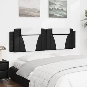 Coussin de tête de lit noir et blanc décoratif et oreiller décoratif - Product Image 4