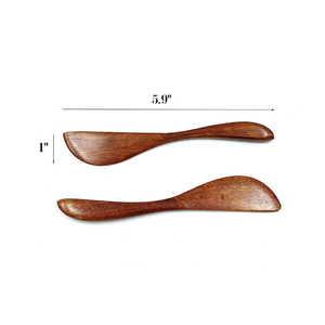 Couteau à confiture réutilisable en bois vintage, spatules à fromage et beurre, prix de gros direct usine du Vietnam - Product Image 2