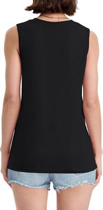 Débardeur décontracté pour femme, couleur unie, design simple, sans manches, tissu doux au toucher, tenue d'été tendance, vêtements en gros pour l'exportation, fabriqué par bd - Product Image 5