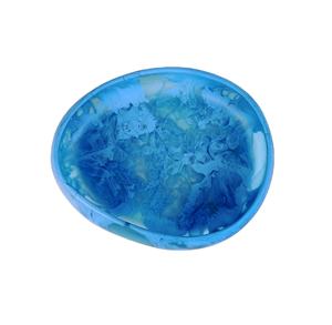 Plat de service en résine polie fait main, écologique, résistant au lave-vaisselle, personnalisable, design européen moderne pour la maison et les fêtes - Product Image 1