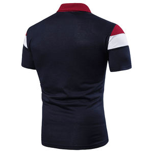 Camisas Polo a Rayas para Hombre, Manga Corta, Estilo Casual, Moda Urbana, Camisa Polo de Algodón Orgánico, Fabricada por TRIOTAKE INDUSTRY - Product Image 2