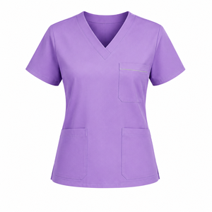 Professional Hospital Nurse <b>Uniform</b> <b>Scrub</b> Set Men Women Medical <b>Scrubs</b> with Jogger Pants Stretch Fabric Custom Embroidery Logo - Product Image 6