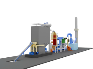 Chaudière verticale à lit fluidisé à biomasse, à tambour unique, à tubes d'eau, 215 tonnes, système industriel de production de vapeur - Product Image 2