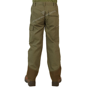 Casual Style 100% Cotton Canvas Tactical Pants Winter Zipper Fly Breathable Hiking Hunting Cargo Multi-Pockets Long Trouser - Product Image 4