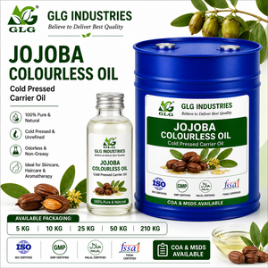 Huile de jojoba incolore pour cosmétiques, soins personnels, soins capillaires, soins de la peau, massage et applications de formulation commerciale - Product Image 3