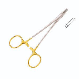 Oferta Especial: Portaagujas Microvascular TC Liso, Extremadamente Delicado, Instrumento Quirúrgico Recto de Acero Inoxidable 14.0 cm - Product Image 4