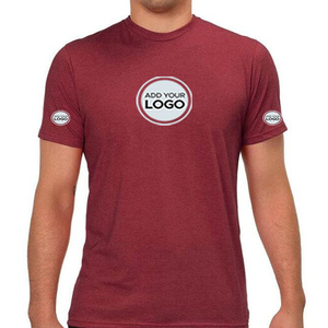 เสื้อยืดไตรเบลนด์พิมพ์ลายสกรีนแบบกำหนดเองความหนาแน่นสูง - เสื้อยืดไตรเบลนด์พิมพ์ลายสกรีนแบบกำหนดเองจากโรงงานโดยตรง - Product Image 6