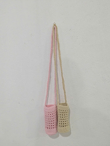 Handmade Crossbody Bottle <b>Purse</b> Openwork Shell Design Tote Handmade Crossbody Phone <b>Purse</b> Crochet Beach Bag Hanging - Product Image 3