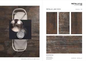 กระเบื้องพอร์ซเลนเมทัลลิก Kingz ขนาด 600x1200 มม. รุ่นพรีเมียมผิวมันเงา สำหรับตกแต่งผนังและพื้นภายในและภายนอกอาคาร ดีไซน์ทันสมัย พร้อมคุณสมบัติพิเศษ - Product Image 5