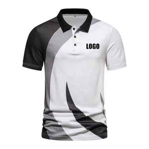 Custom logo Stiff <b>Collar</b> Golf Tee <b>Shirts</b> Funny Pattern Polyester Spandex Quick Dry Man Golf Polo <b>T</b>-<b>shirt</b> <b>Shirts</b> - Product Image 3