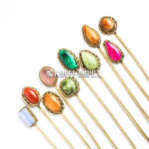 หมุดผมแฟนซีเครื่องประดับชุดเดรสผู้หญิง,หมุดโบฮีเมียนหินวิเศษของขวัญโบฮีเมียนเครื่องประดับผมเก๋ - Product Image 1