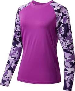 Chemises de pêche à manches longues pour femmes, tendance, protection solaire UPF 50+ contre les UV, évacuation de l'humidité - Product Image 1