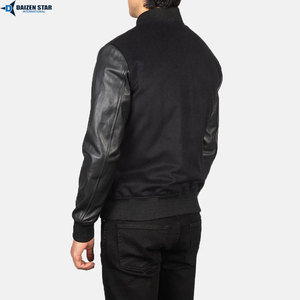 Custom Men’s Varsity <b>Jacket</b> Embroidered Logo Letterman <b>Jacket</b> OEM Bulk Wholesale - Product Image 5