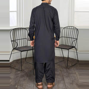 Vêtements islamiques en polyester sans plis, service OEM, costume Bandhgala fabriqué au Pakistan, nouveau shalwar kameez formel pour homme, haute qualité - Product Image 2